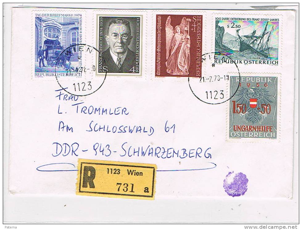 3509   Carta, WIEN 1978 , ( Austria) Stamp UNGARNHILFE, - Lettres & Documents