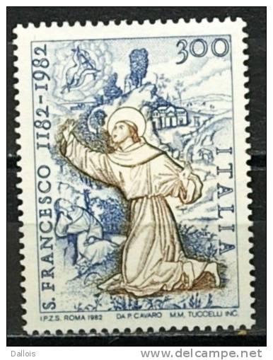 Italie - 1982 - Saint François D´Assise - Cavaro - Neuf - Religion