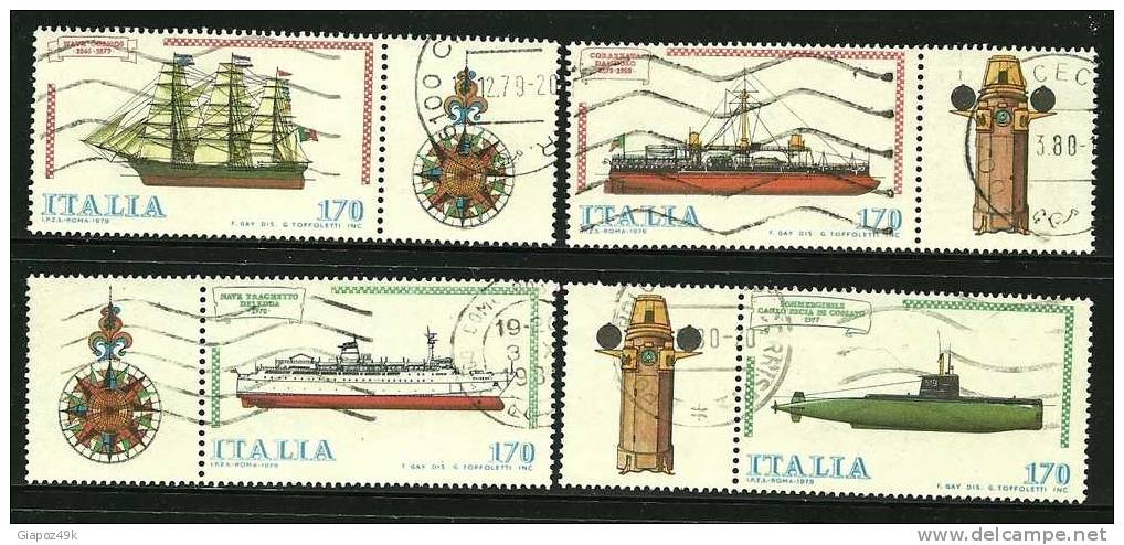 ● ITALIA Rep. 1979 - NAVI 3° - N. 1476 / 79 Usati , Serie Completa - Cat. ? €  Lotto N. 4029 - 1971-80: Usati