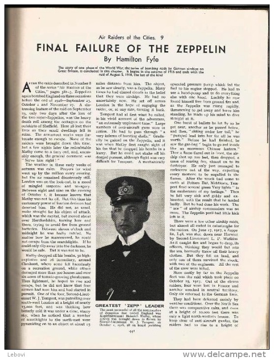 (dirigeable) « Final Failure Of The Zeppelin » Article Complet  De 6 Pages Dont 12 Illustrations -----> - Autres & Non Classés