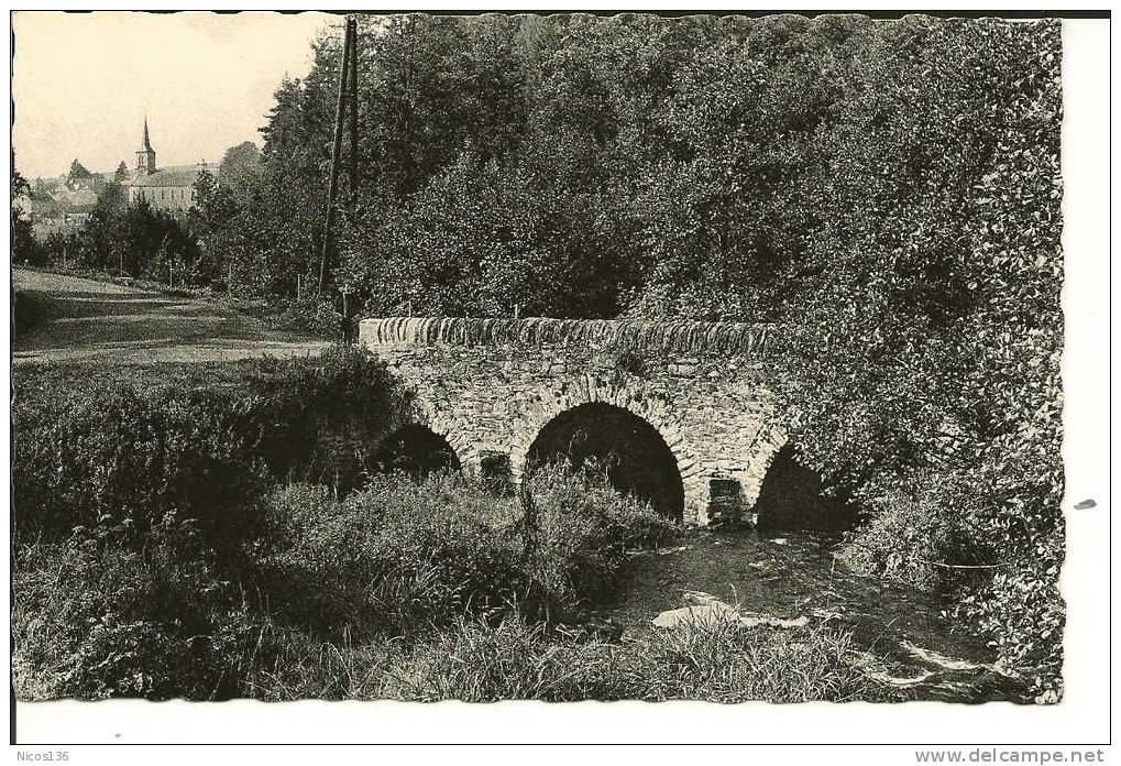 ENVIRONS DE HAUT-FAYS   LE PONT DES GATTES A GEMBES   ( CARTE HOTEL DES ARDENNES  HAUT-FAYS ) - Daverdisse