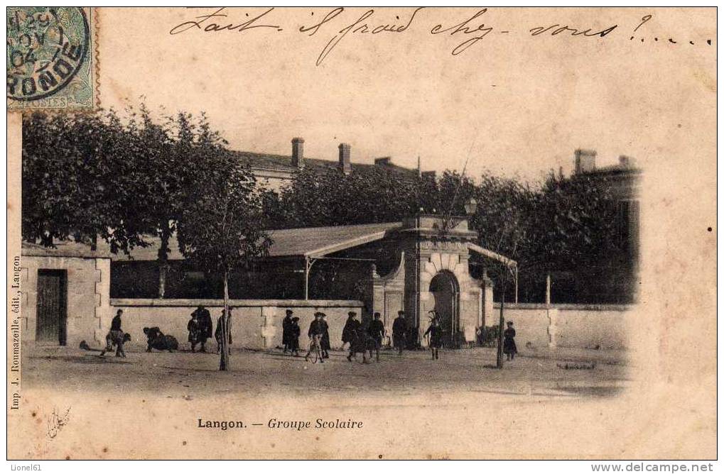 LANGON : (33) Groupe Scolaire - Langon