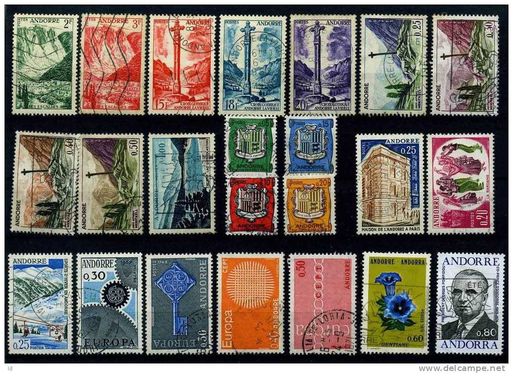 ANDORRE 2 SCANS LOT - Airmail