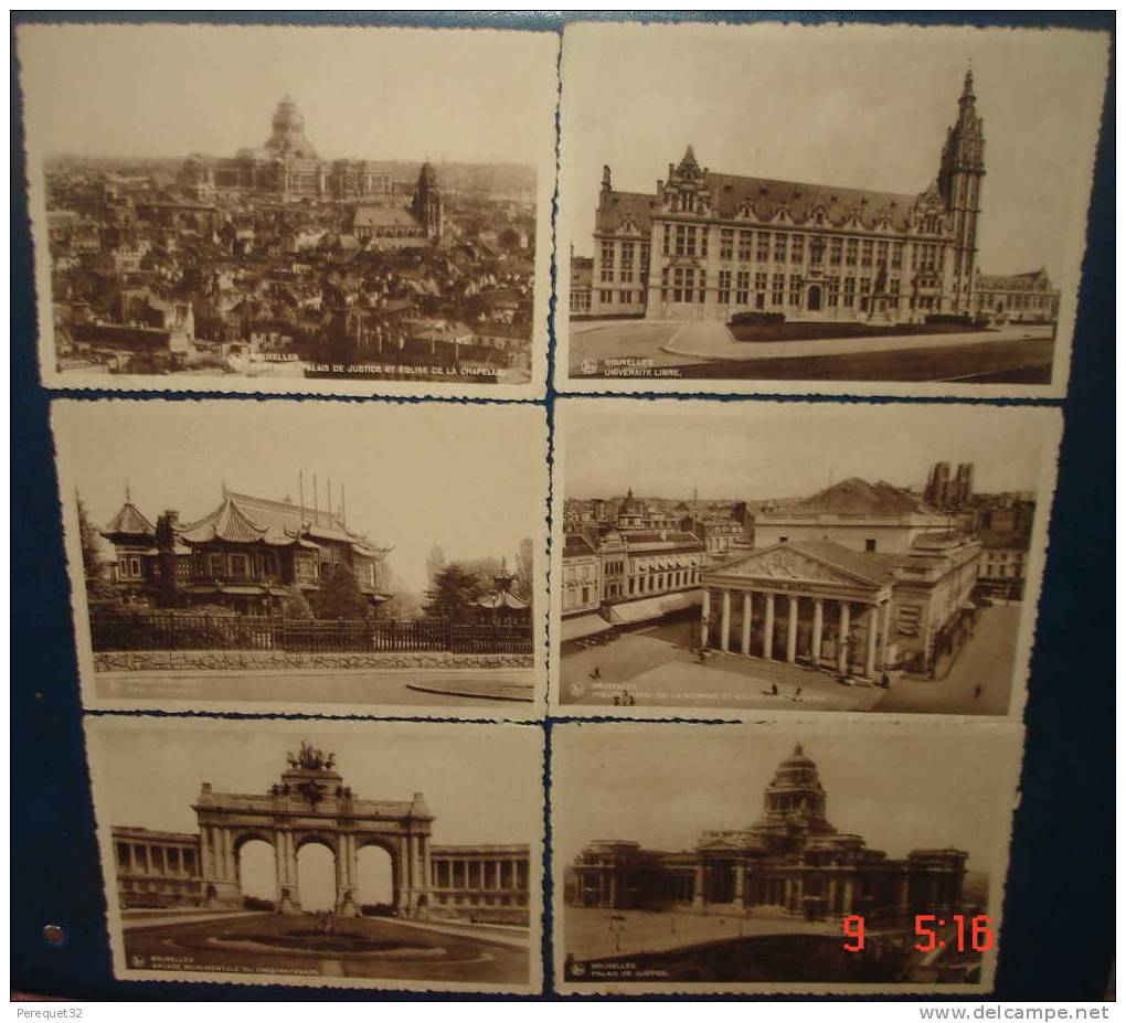 BRUXELLES.Lot 6 Cpsm,neuves,be - Sets And Collections