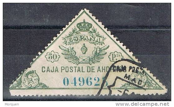 Caja Postal De Ahorros , Num 13, 50 Pts. º - Post-fiscaal