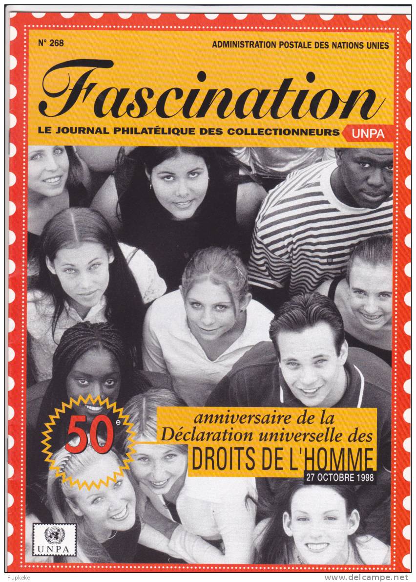 Fascination Communiqué De Presse 258 à 266 Administration Des Nations Unies 1997-1998 - Französisch (ab 1941)