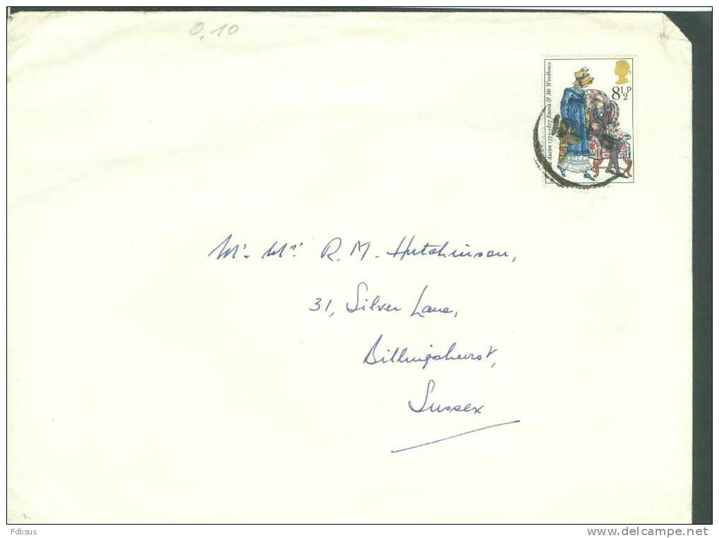 1983 ENVELOPPE TO BILLINGSHURST - ZEGEL STAMP  EMMA AND MR WOODHOUSE - Zonder Classificatie