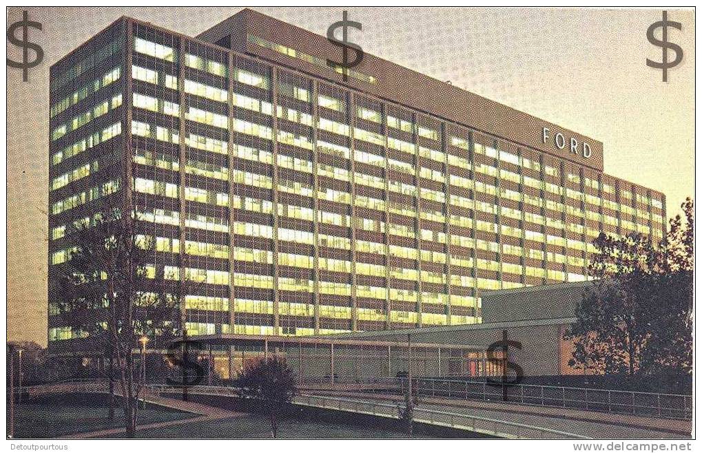 DEARBORN Michigan MI : FORD MOTOR Company Central Office Building American Road 1965 - Autres & Non Classés