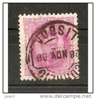 PORTUGAL AFINSA 62 - USADO, PAPEL PORCELANA, 11 1/2 - Used Stamps