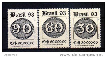 Brasil 1993 YT2116-18 **  150 Años Del Sello Brasilero "ojos De Buey". 150 Years Of The Brazilian Seal "ox Eyes". - Nuovi