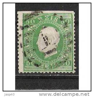 PORTUGAL AFINSA 41c - USADO, PAPEL LISO 13 1/2 - Used Stamps