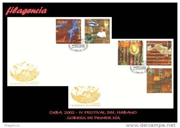 AMERICA. CUBA SPD-FDC. 2002 V FESTIVAL DEL HABANO - FDC