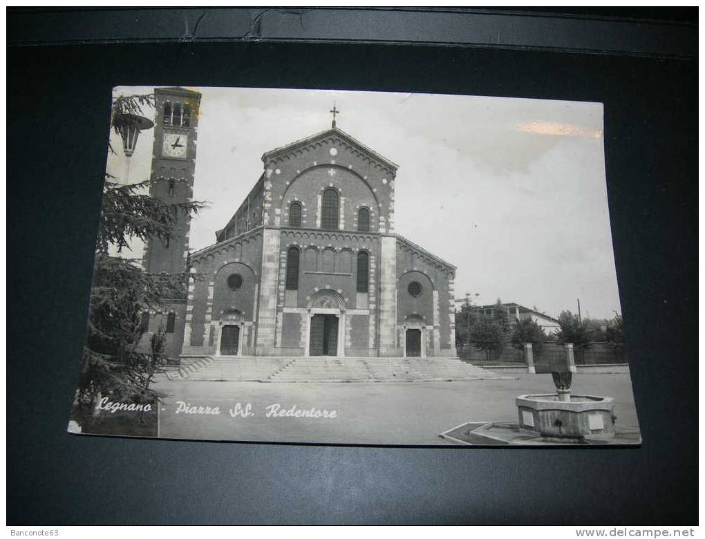 Legnano.  Piazza SS. Redentore.  Viaggiata  1963. - Legnano