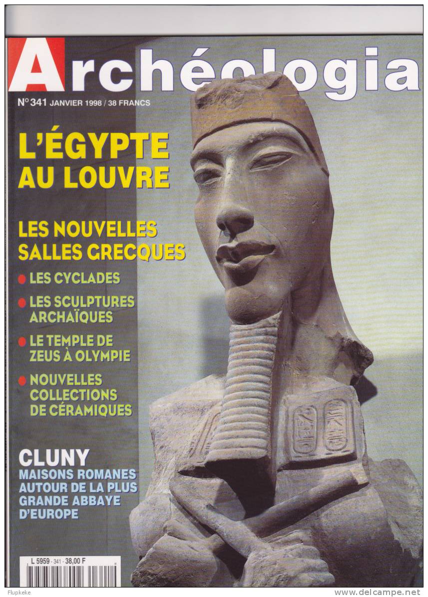 Archéologia 341 Janvier 1998 L´Egypte Au Louvre - Archéologie