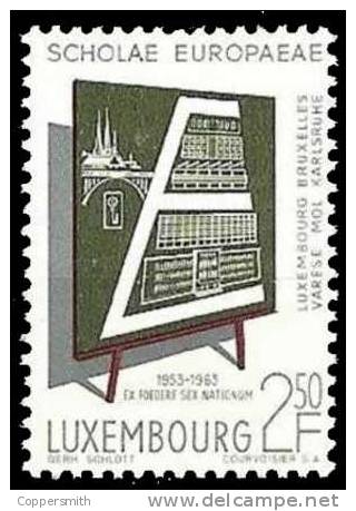 (026) Luxembourg  Education / European School / Europaschule / Ecole Europeen ** / Mnh  Michel 666 - Oblitérés