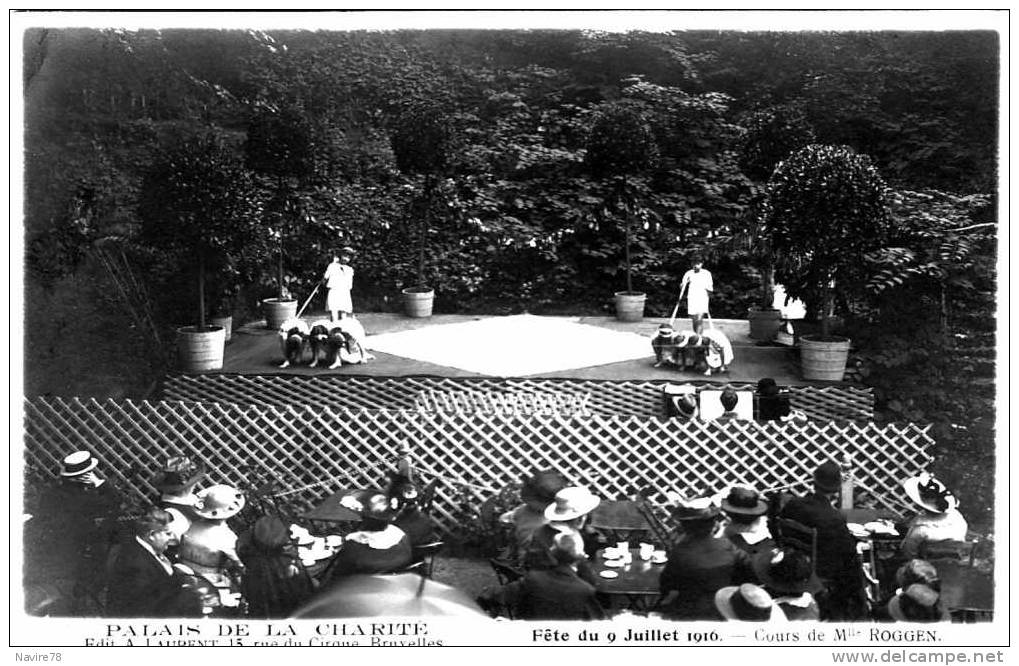 BRUXELLES Cpa FETE Du COURS De Danse De Mlle ROOGEN Le 9 JUILLET 1916 Au PALAIS DE LA CHARITE 15 Rue Du CIRQUE (2 Unique - Festivals, Events