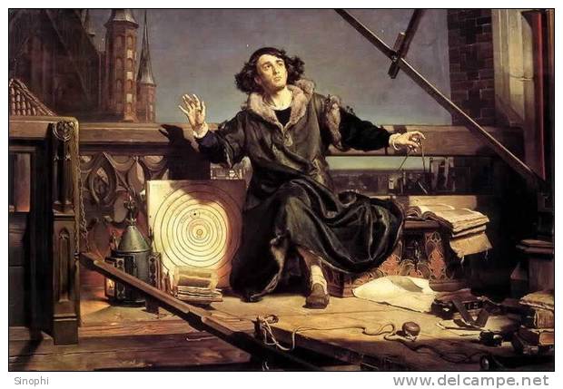 E-10zc/Co3^^   Astronomy  Nicolaus Copernicus   , ( Postal Stationery , Articles Postaux ) - Sterrenkunde