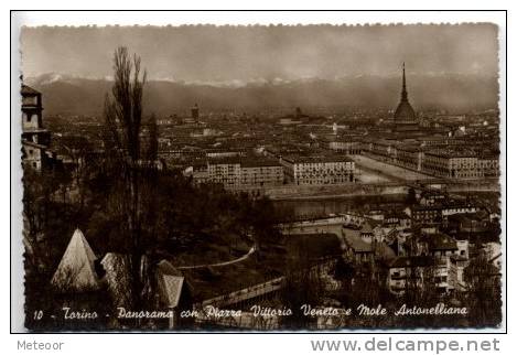 Torino - Panorama Con Piazzo Vittorio  Venete E Mole Antonelliana - Mole Antonelliana