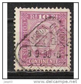 PORTUGAL AFINSA 69c - USADO, PAPEL PONTINHADO 11 1/2 - Used Stamps