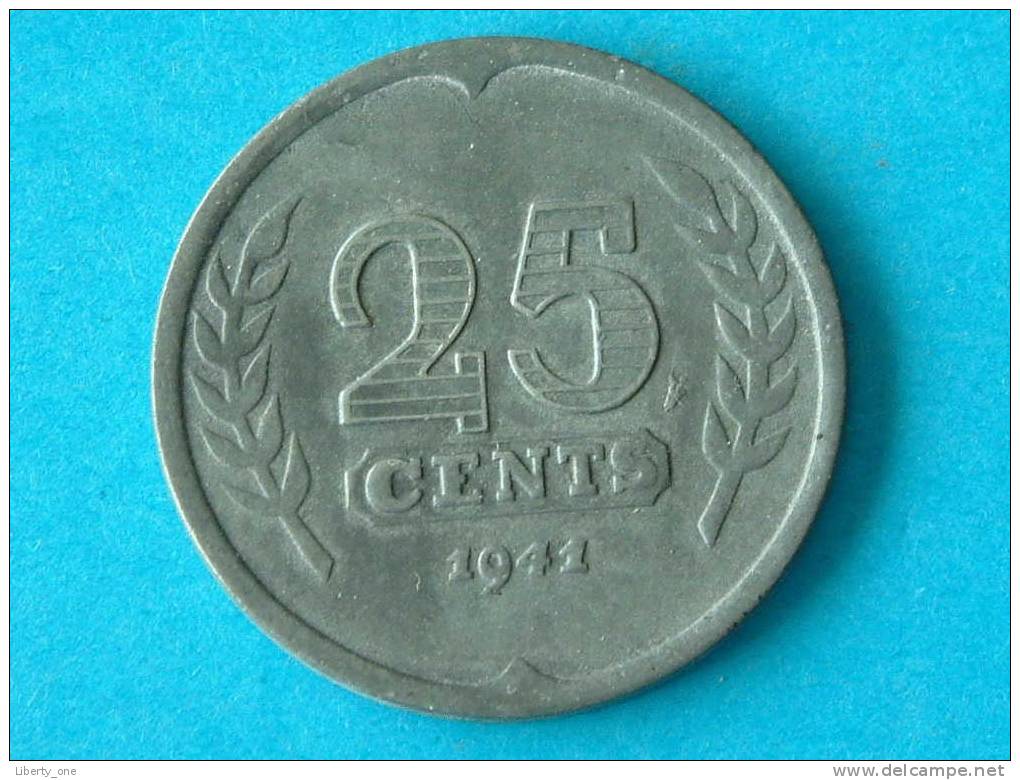 1941 - 25 CENT / KM 174 ( For Grade, Please See Photo ) !! - 25 Cent