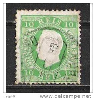 PORTUGAL AFINSA 49i - USADO , PAPEL PORCELANA 12 1/2 - Used Stamps