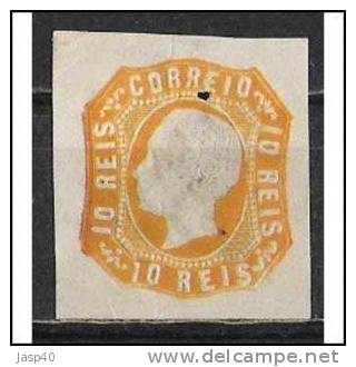 PORTUGAL AFINSA 15 - NOVO COM CHARNEIRA - MH  N/D (COM FURO) - Gebruikt