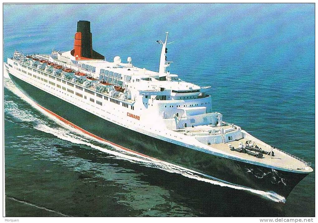 Postal Paquebot SOUTHAMPTON (Gran Bretaña) 1988. Queen Elisabeth 2 - Briefe U. Dokumente