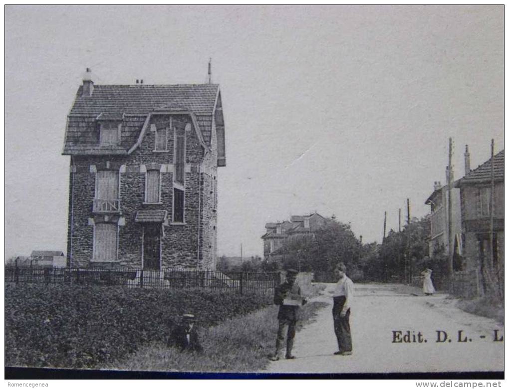 Le BLANC-MESNIL - Avenue De La République - L´Eglise - Animée - Correspondance Du 16 Mars 1918 - Le Blanc-Mesnil