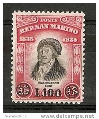1948 SAN MARINO DELFICO SOPRASTAMPATO MNH ** - RR6866 - Neufs