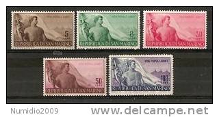 1948 SAN MARINO LAVORO MNH ** - RR6872 - Unused Stamps