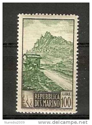 1949 SAN MARINO PAESAGGI 100 LIRE MNH ** - RR6873 - Nuevos