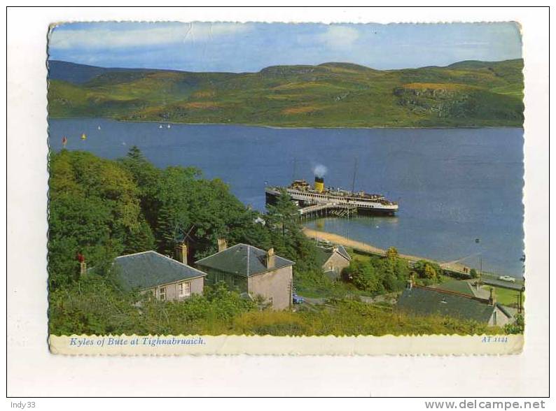 - ROYAUME UNI . ECOSSE . ARGYLLSHIRE . KYLES OF BUTE AT TIGHNABRUAICH - Argyllshire