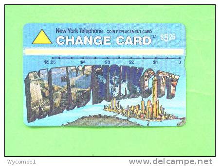 USA - Optical Phonecard/New York City (Mint/Unused) - [1] Hologramkaarten