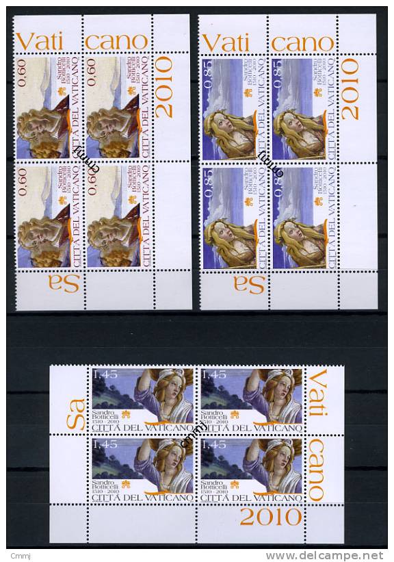 2010 - VATICANO - VATIKAN - VATICAN - VATICAAN - Sass. Nr.  ??? - MNH - Mint - BOTTICELLI - Ungebraucht