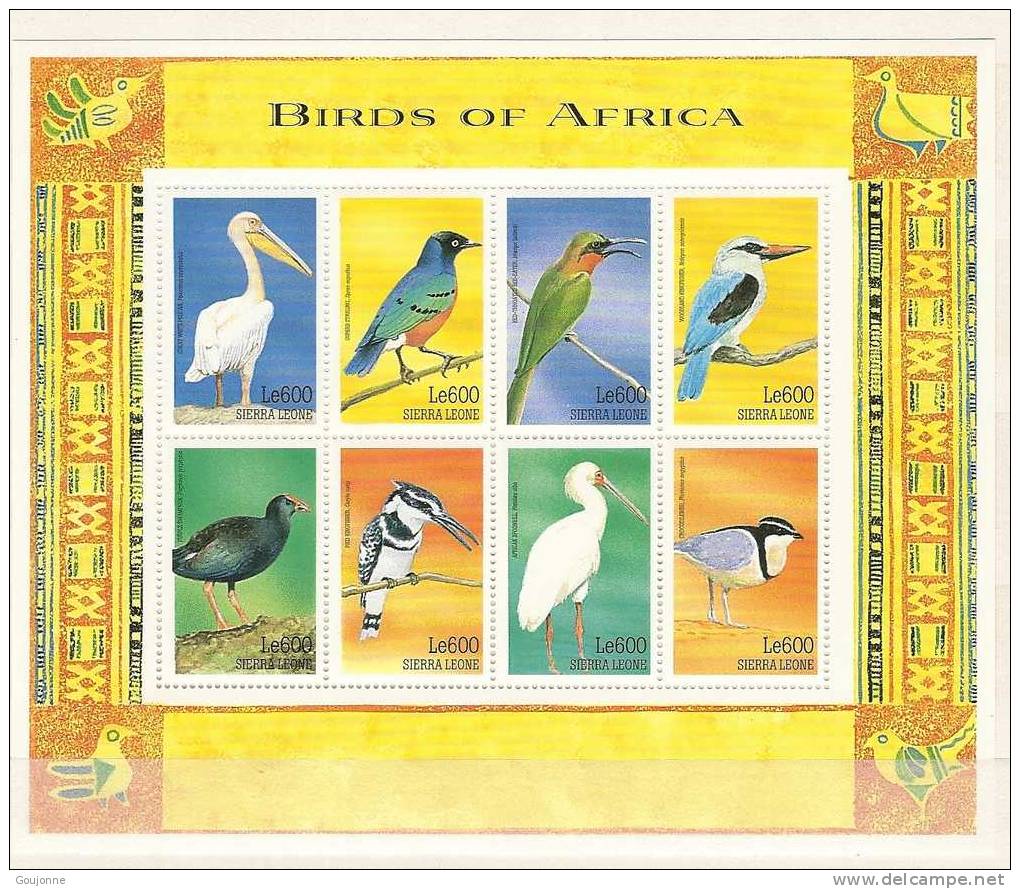 SIERRA LEONE   Faune Oiseaux D'Afrique  (2)  2779 2786** - Pélicans