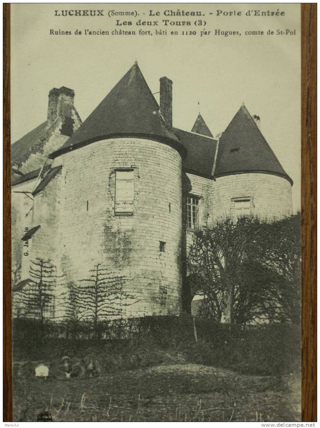 80 - LUCHEUX - Le Château - Porte D´Entrée - Les Deux Tours. - Lucheux