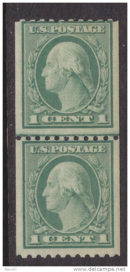 U.S. 486X2  LINE PAIR Perf 10  **  Rotary Press 1918 Issue - Unused Stamps