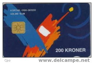 # DANMARK DANMONT-49 Teledanmark Mobil 200 Puce?   Tres Bon Etat - Dänemark