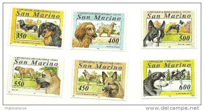 1994 - 1401/06 Esposizione Canina   +++++++ - Unused Stamps