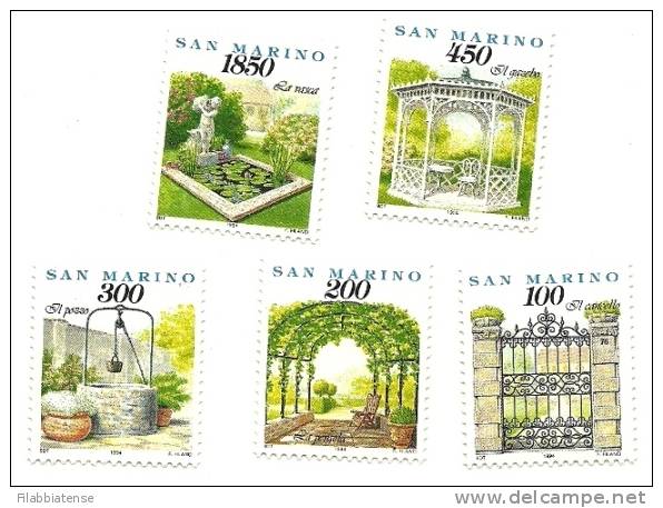 1994 - 1412/16 Cose E Gesti   ++++++ - Unused Stamps