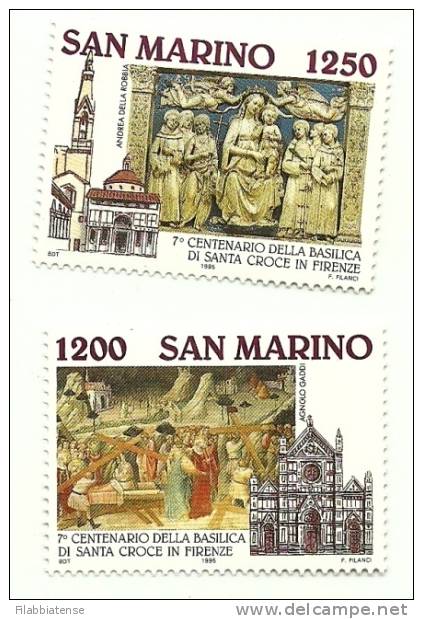 1995 - 1452/53 Basilica Di Santa Croce   ++++++ - Unused Stamps
