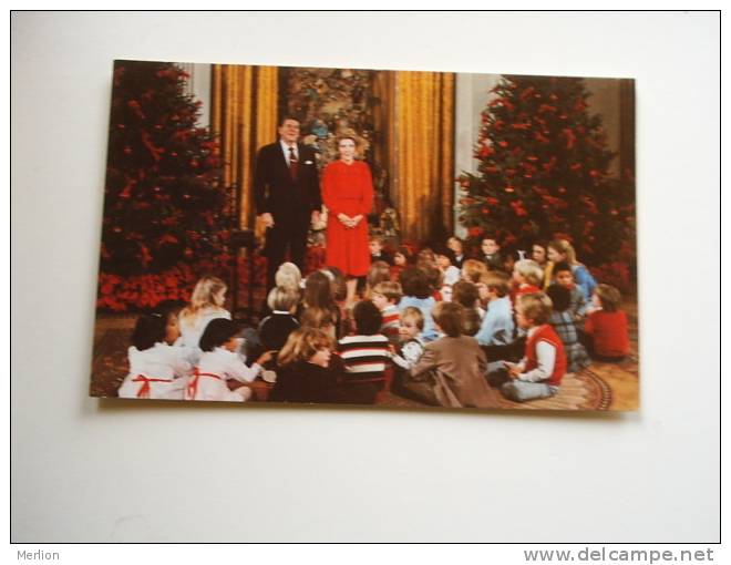 Washington DC  -Christmas - White House -Children  - Reagan    1981 VF  D67551 - Washington DC