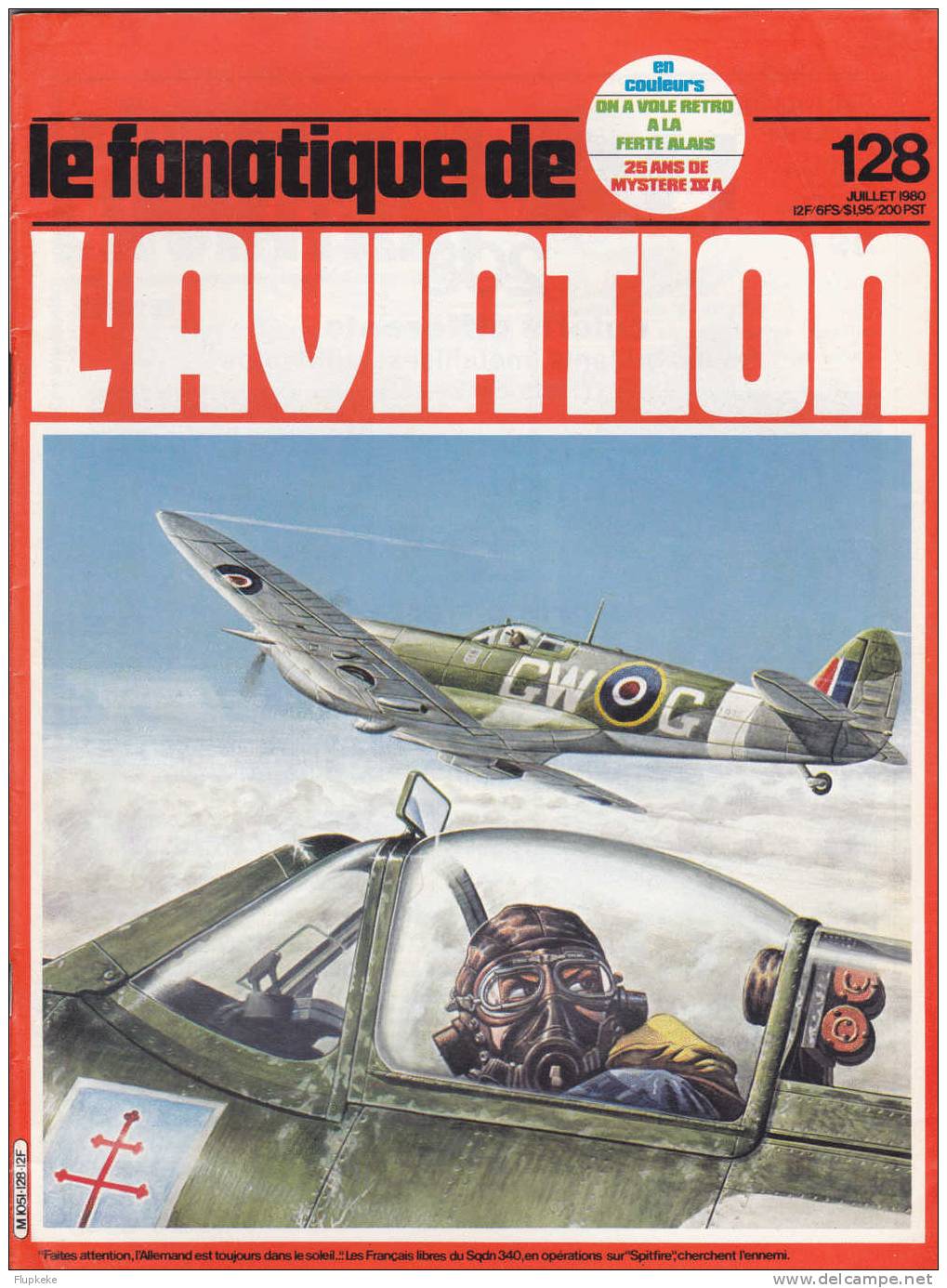 Le Fanatique De L´Aviation 128 Juillet 1980 - Aviation