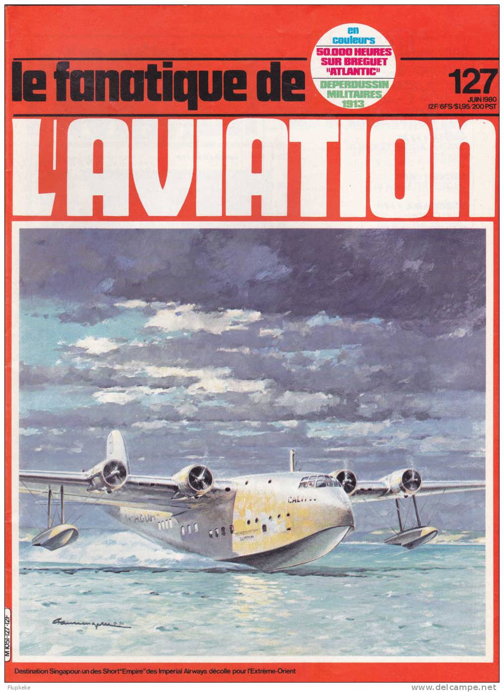 Le Fanatique De L´Aviation 127 Juin 1980 - Luftfahrt & Flugwesen