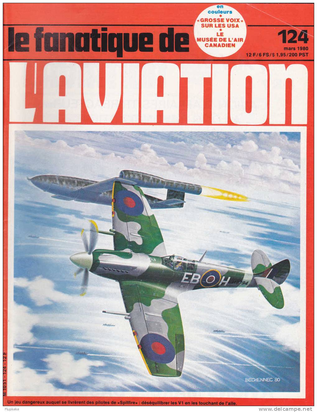 Le Fanatique De L´Aviation 124 Mars 1980 - Aviación