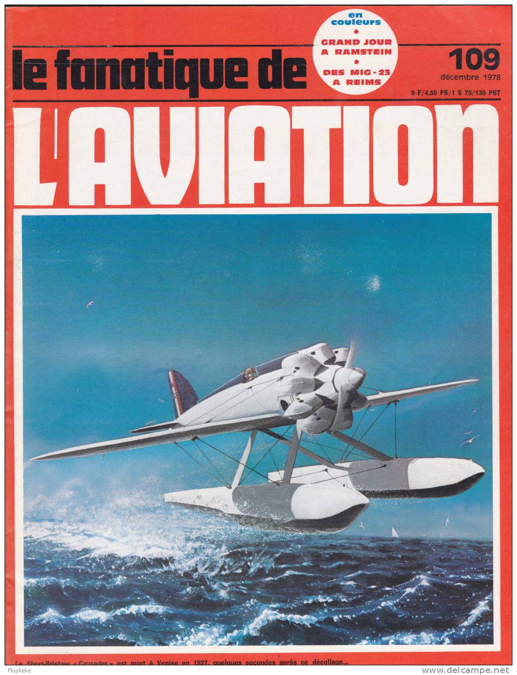 Le Fanatique De L´Aviation 109 Décembre 1978 - Luftfahrt & Flugwesen