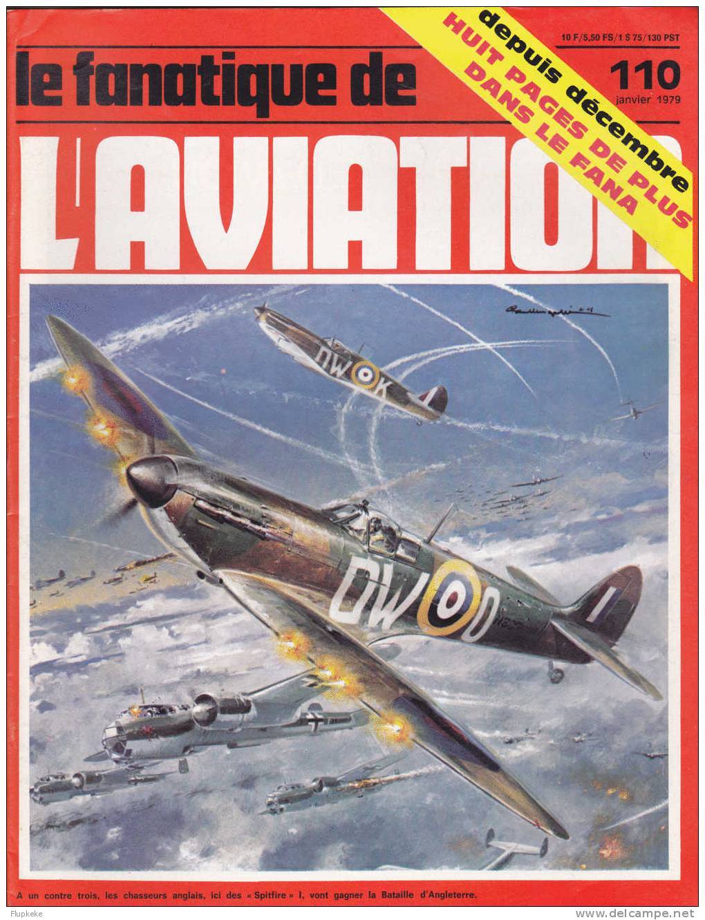 Le Fanatique De L´Aviation 110 Janvier 1979 - Aviación