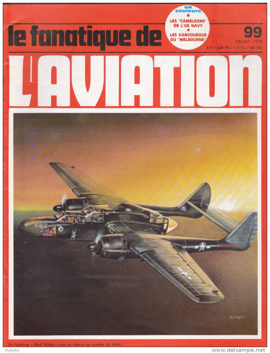 Le Fanatique De L´Aviation 99 Février 1978 - Luftfahrt & Flugwesen