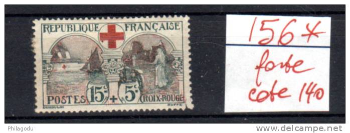 Croix-Rouge, 156 *     Cote 140 €, - Gebruikt