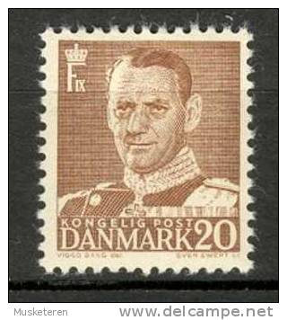 Denmark 1948 Mi. 306  20 Ø King König Frederik IX  MH* - Ungebraucht